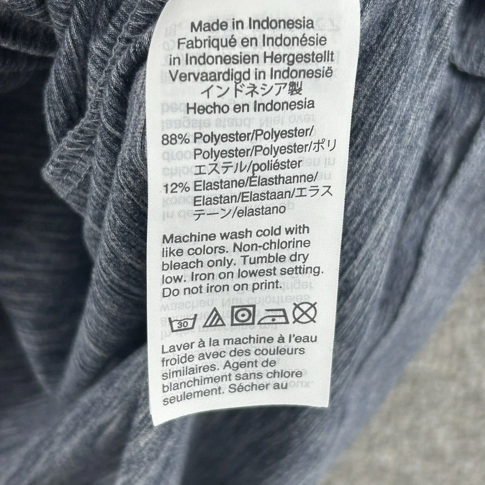 J Crew Performance Quater Zip‎ Men XL Gray Casual Long Sleeve Activewear